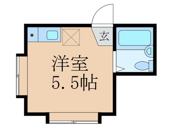 ライフピア東中野B棟の物件間取画像